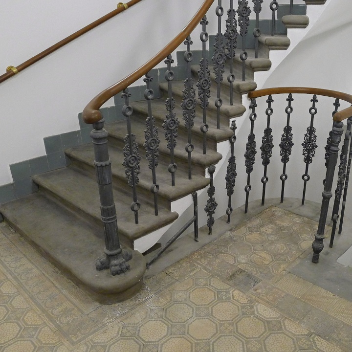 Fotogalerie - Designové podlahy - Rekonstrukce schodiště, imitace betonu