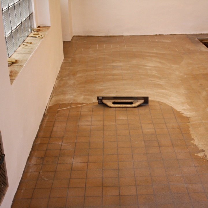 Fotogalerie - Ukázková rekonstrukce podlahy - Ukázková rekonstrukce podlahy v garáži