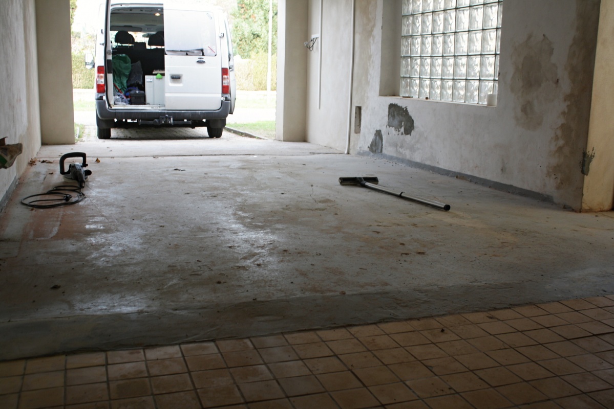 Podlahy v garážích