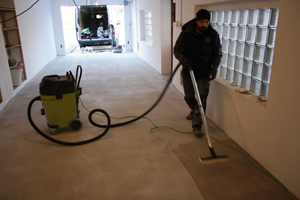 Podlahy v garážích