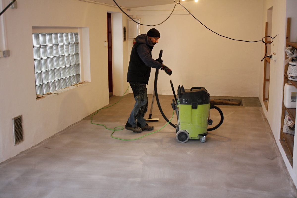 Podlahy v garážích